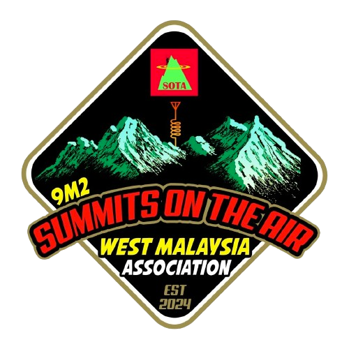 West Malaysia 9M2 Summits On The Air (SOTA) Association - Logo