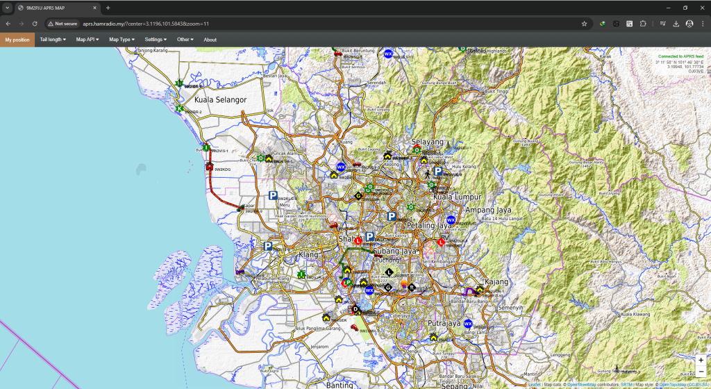 9M2PJU APRS Map: A Comprehensive Guide for Amateur Radio Operators ...