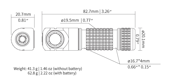 image-8 Discover the Ultimate in Compact and Powerful Illumination: The Manker E03H III 1200 Lumens 14500 / AA Headlamp