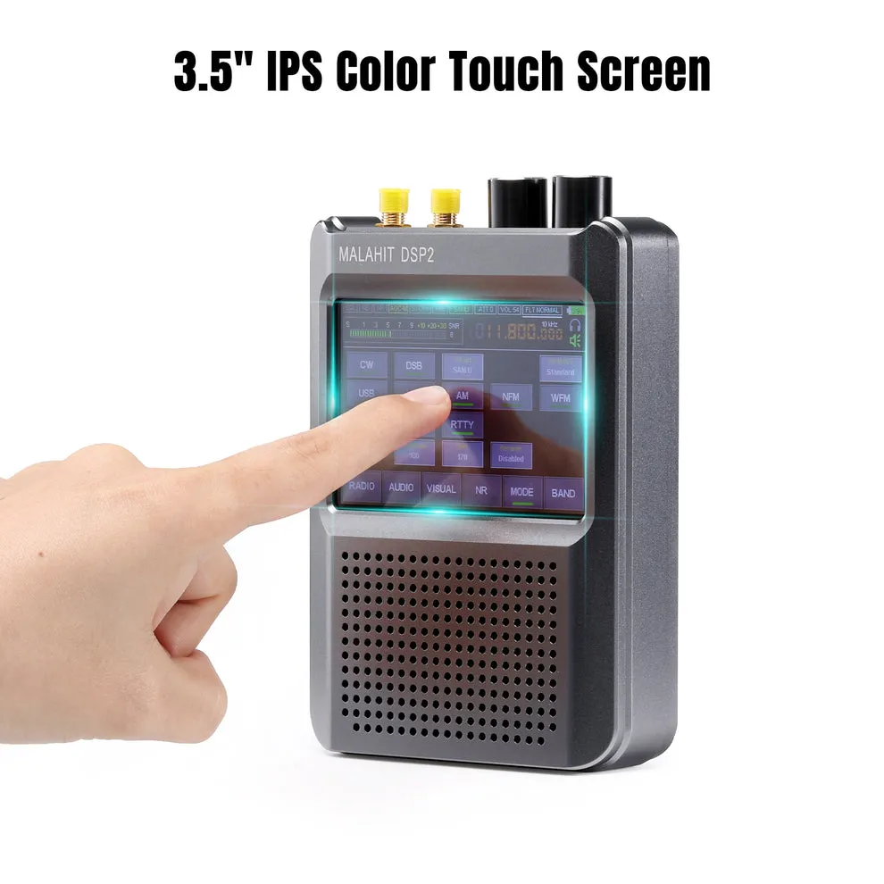 MALAHIT-DSP2-touchscreen Discover the Raddy Malahit DSP2 SDR: A Feature-Rich Software-Defined Radio
