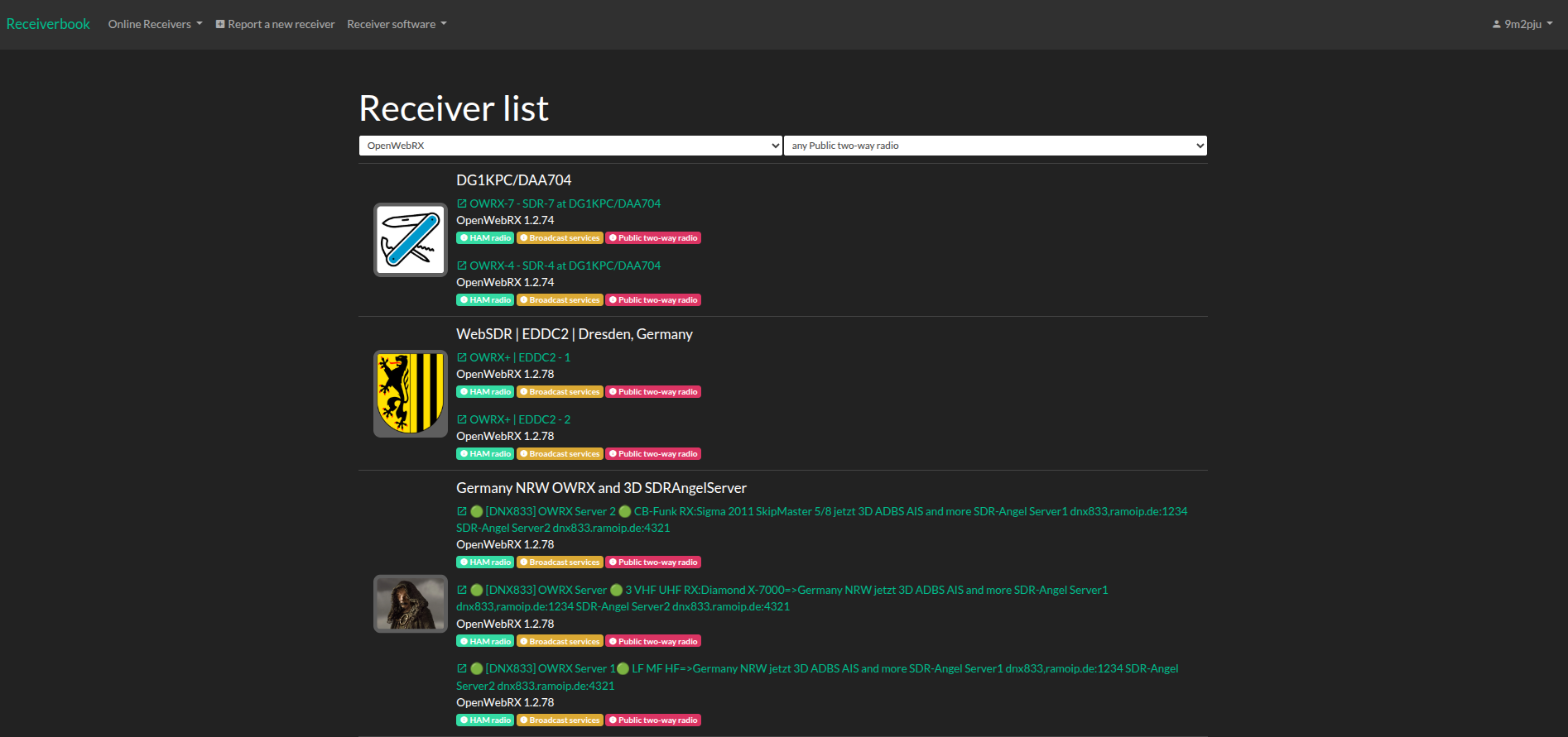 Receiverbook