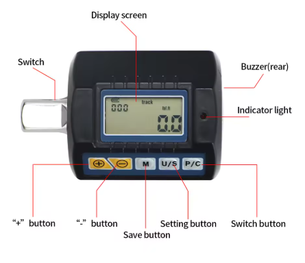 shahe digital torque adapter