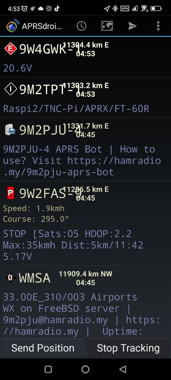 aprsdroid mod by NA7Q