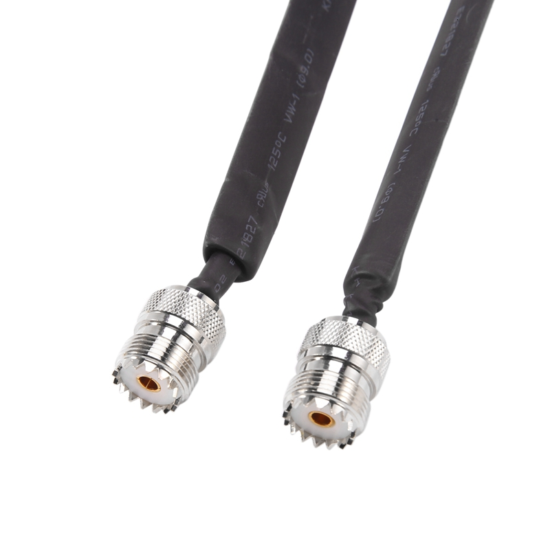 image-57 Door/Window Pass-Through Flat RF Coaxial Cable – SO239 UHF Female to UHF Female (50 Ohm)