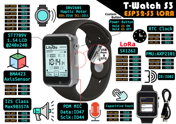 image-61 T-Watch S3: Open-Source Smartwatch with LoRa and ESP32-S3 for Amateur Radio Enthusiasts