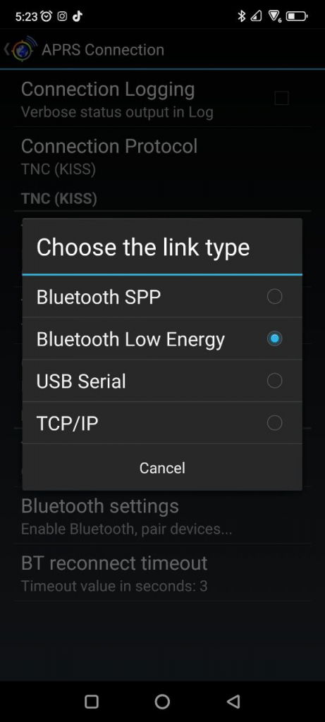 image-79-461x1024 How to Use NA7Q APRSDroid Mod with LoRa APRS Tracker in BLE and KISS Mode TNC