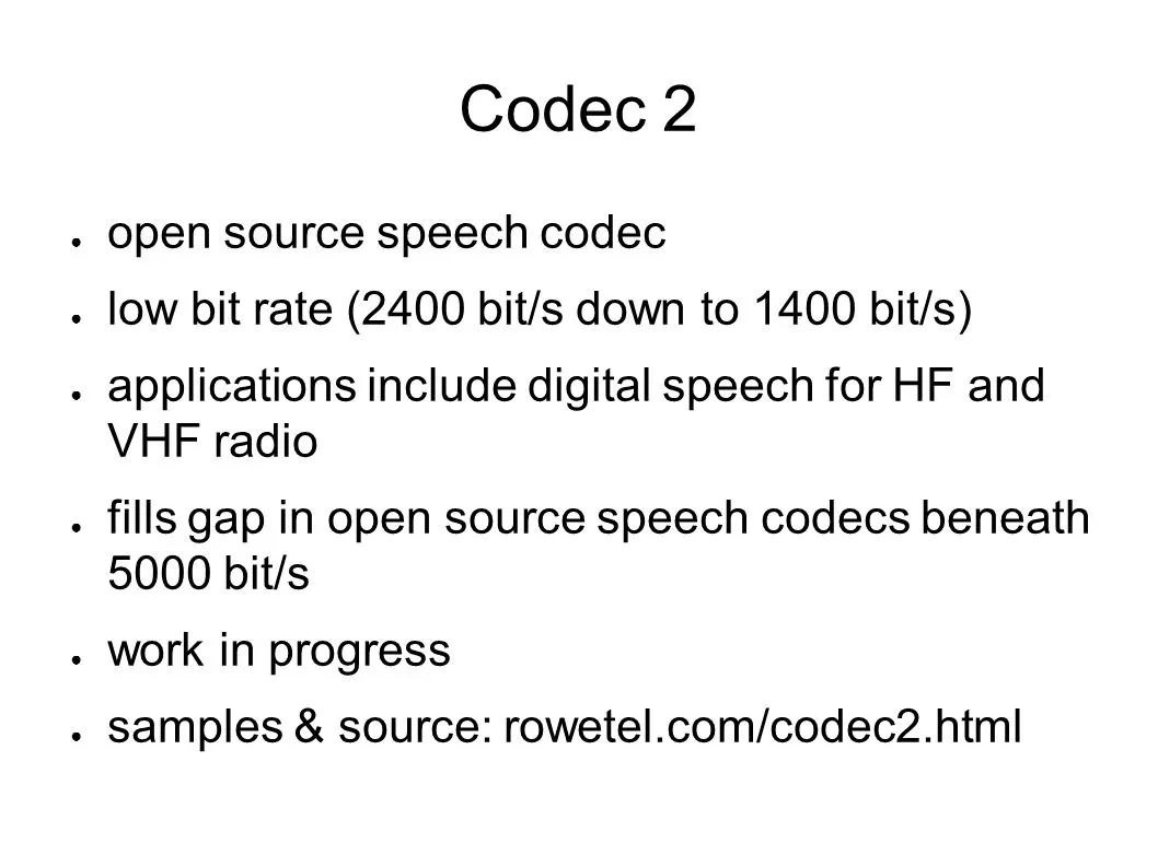 codec 2