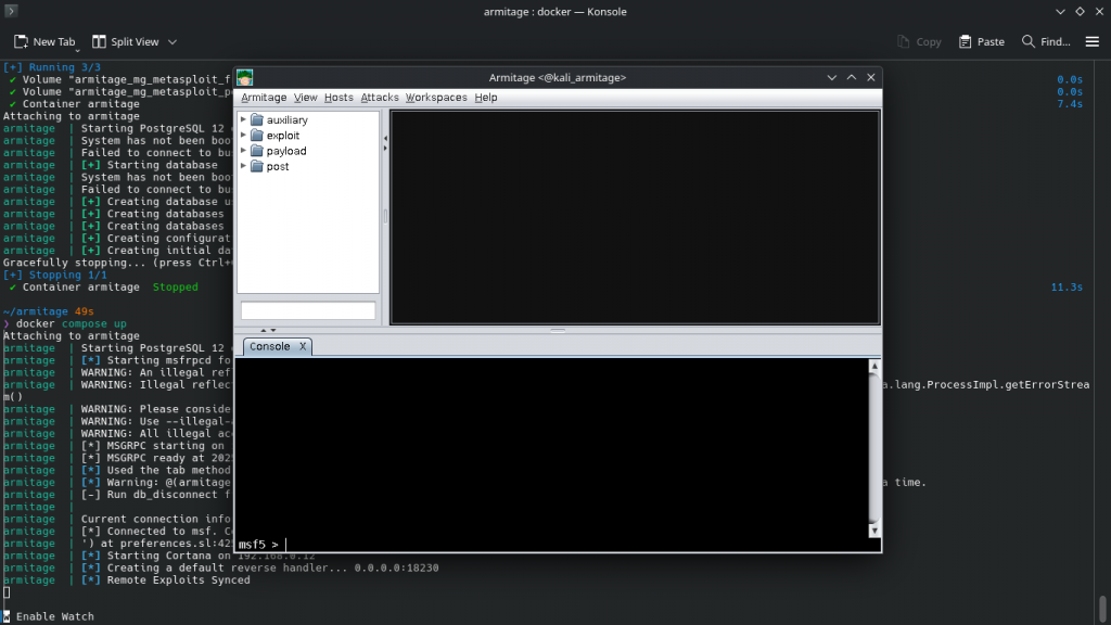 image-3-1024x576 Armitage + Metasploit in Docker