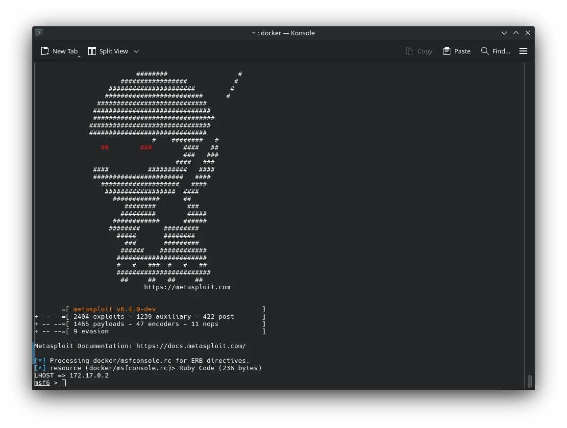 metasploit docker
