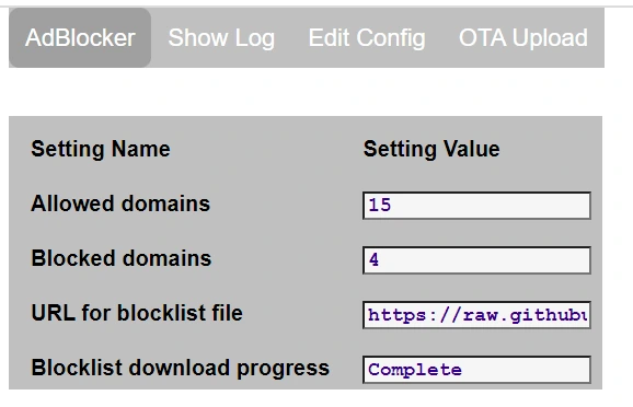 ESP32 Ad blocker