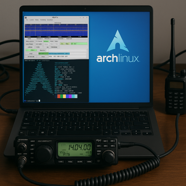 Portable Radio Linux Computer Why Arch Linux Might Be the Best Choice for Amateur Radio...