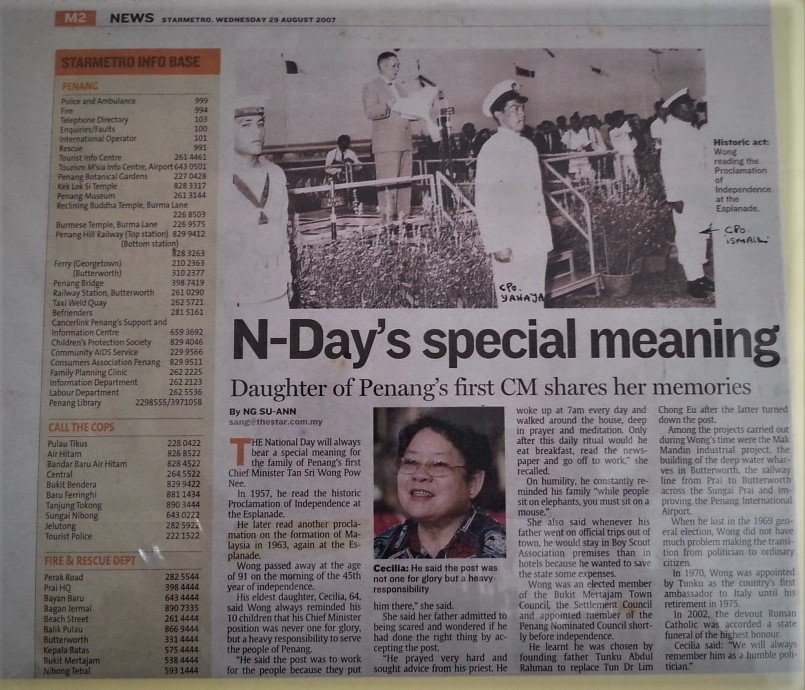 image Remembering Ismail Abd Razak (VS2FK / 9M2FK) - The Man Who First Raised the Bendera Persekutuan Tanah Melayu in Penang