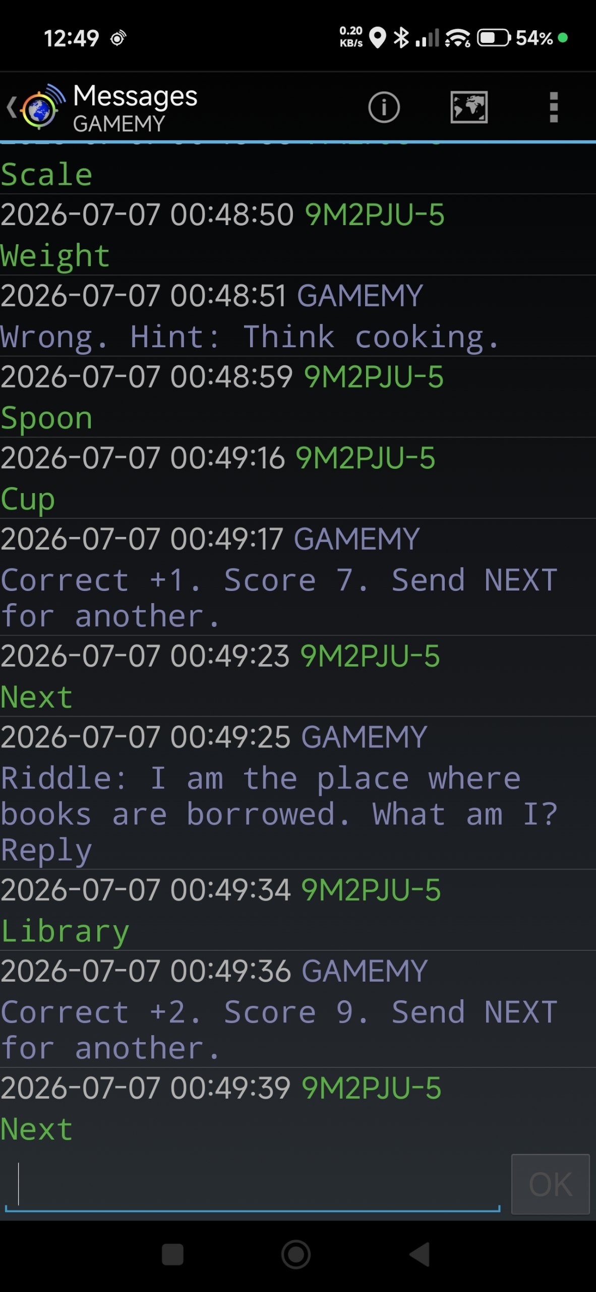 APRS GAMEMY Bot