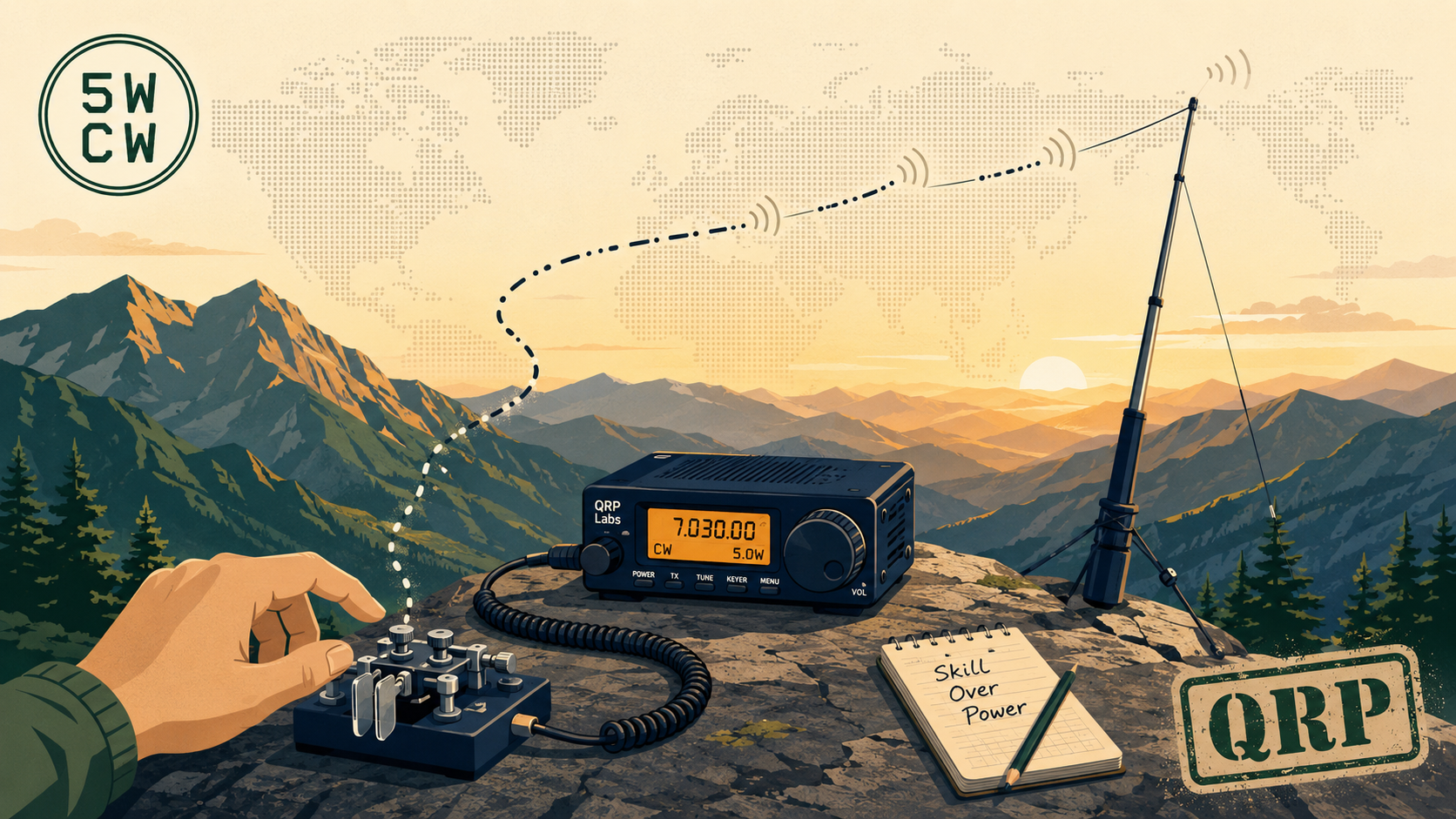 CW QRP amateur radio