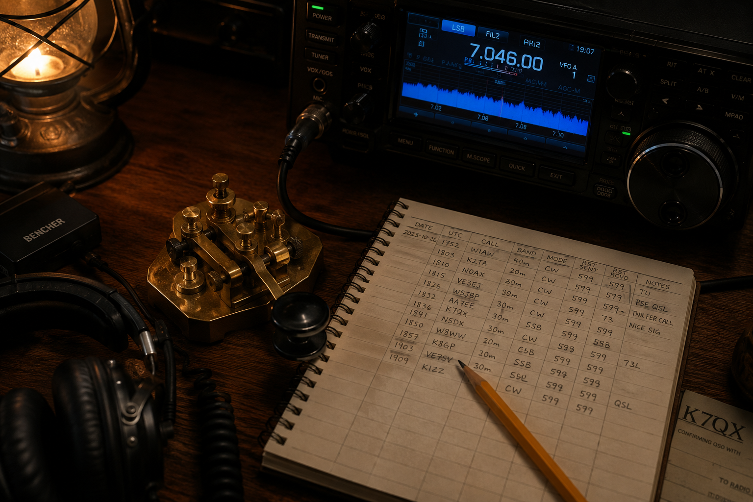 First CW QSO