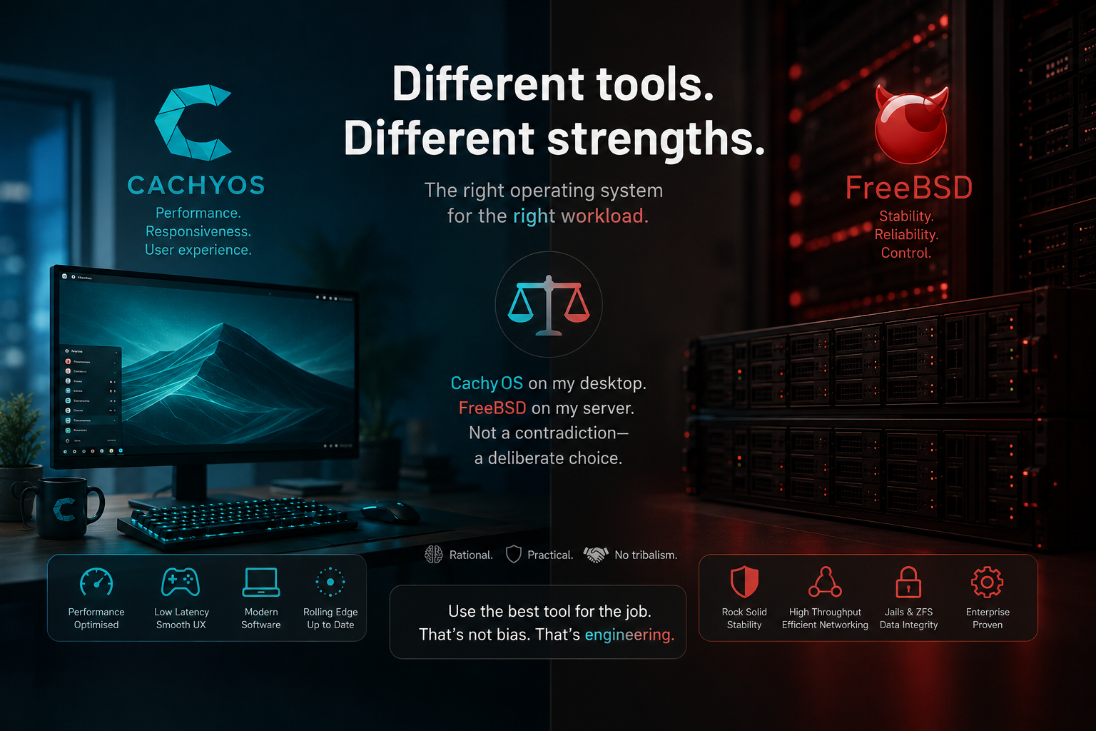 Linux and FreeBSD