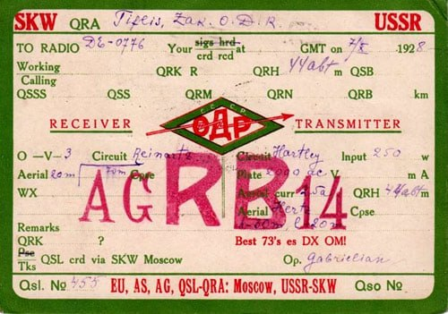 image-22 Soviet Amateur Radio Call Signs: USSR Prefixes from 1926-1991