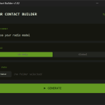 DMR Contact Builder CustomTkinter graphical interface for merging RadioID and FCC ULS databases